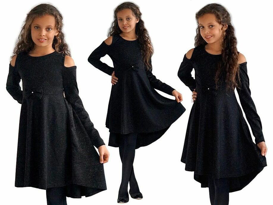 Elegancka Sukienka Dla Dziewczynki 152 Paznokci