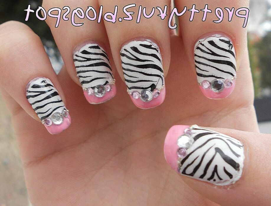 Zebra Nail Art Easy Paznokci