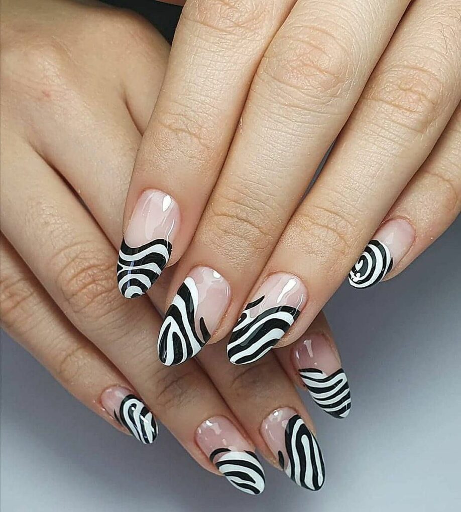 Zebra Nail Art Pics Paznokci